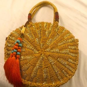 Sam Edelman straw bag